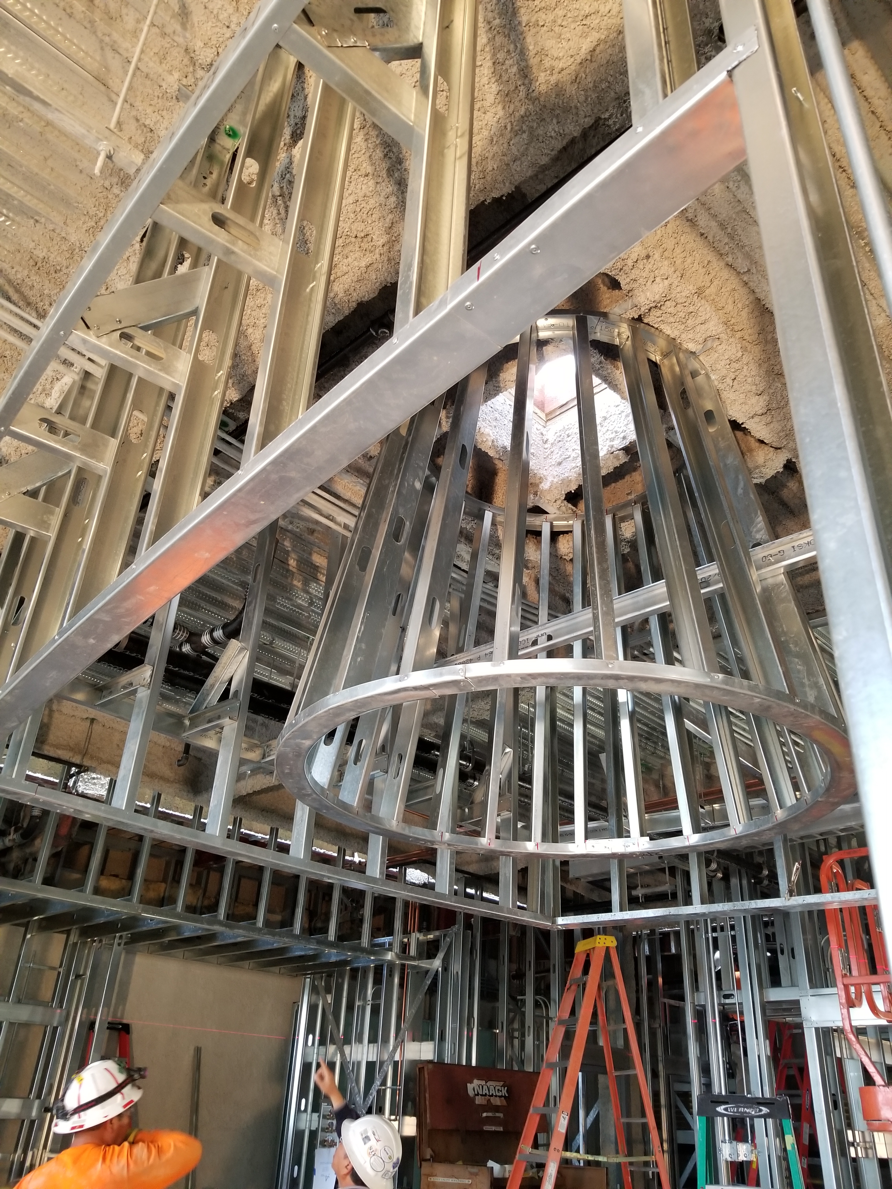 ED Skylight Framing Under Construction